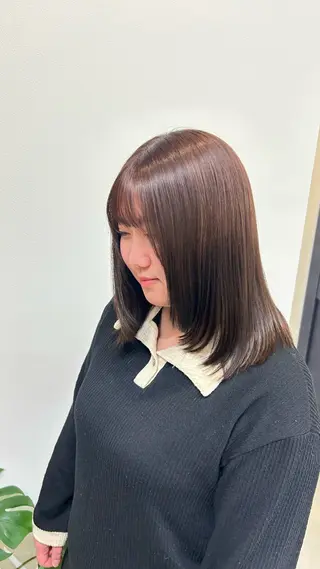 ミディアム BioTop atora所属・🐾🐈Shiho 🐈‍⬛🐾/暖色のヘアスタイル