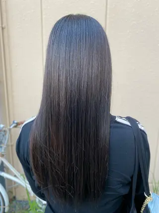 ロング 藤野 陵平のヘアスタイル