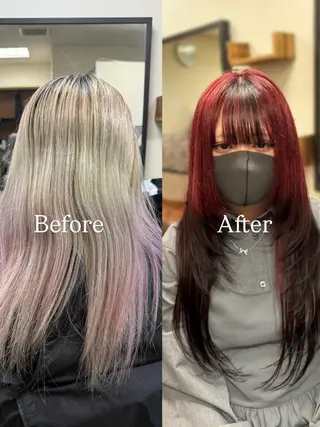 ロング カラー 🐺新宿manabu カットモデル募集中のヘアスタイル