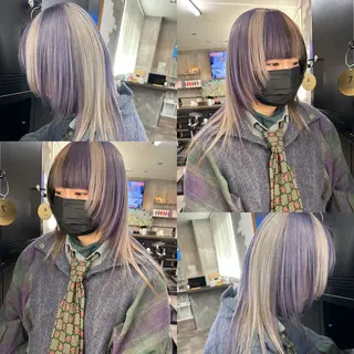 ミディアム sephile所属・YAMA ヤマのヘアスタイル