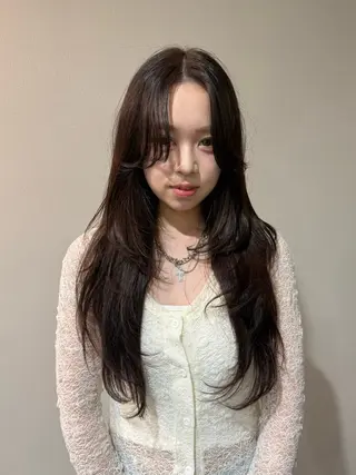 ロング カラー neneka レイヤーカット🍀のヘアスタイル