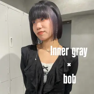 ショート カラー ハイトーン/ボブ /HBL/AYUNAのヘアスタイル