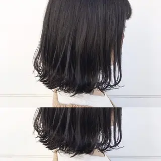 ミディアム カラー 〽️magico/ ウルフDaiki〽️のヘアスタイル