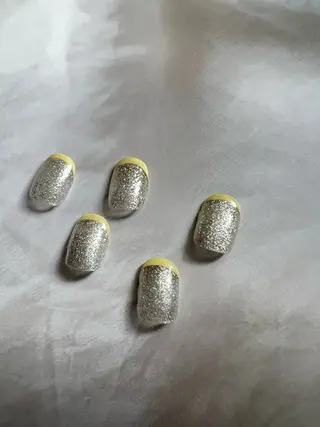 ネイル 金 柚嬉のネイルデザイン