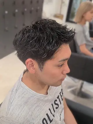 メンズ ショート Lapis 名古屋駅前店所属・LEN名古屋/パーマ 海外ヘア/メンズ特化のヘアスタイル
