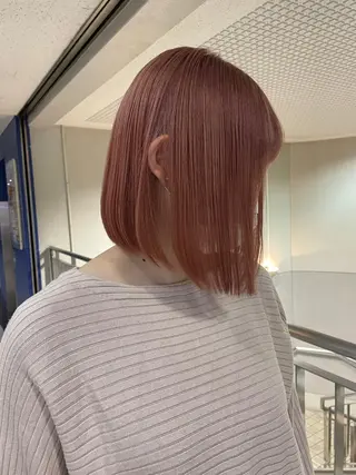 ショート カラー ブリーチカラー🌈 石垣翔太のヘアスタイル