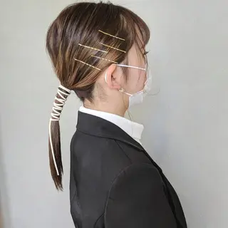 ロング ヘアアレンジ PRIVATE SALON EYES所属・EYES リアのマツエク・マツパデザイン