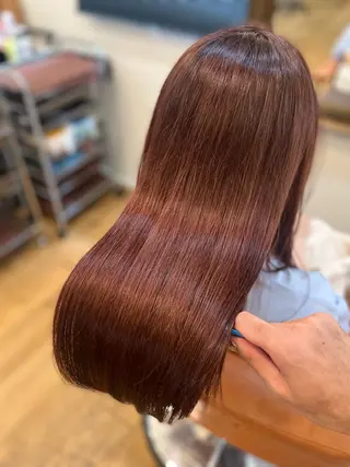 ロング ⚪️髪質改善 縮毛 店長 コウ⚪️のヘアスタイル