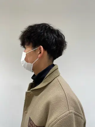 ミディアム フェザーパーマ職人 🪶ryosukeのヘアスタイル