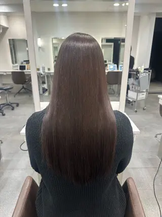 ロング カラー 縮毛矯正/表参道/ 鈴木リカコのヘアスタイル