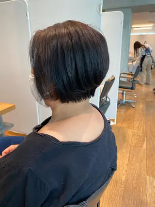 ショート カラー ヘアアレンジ 、 、のヘアスタイル