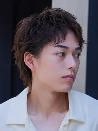 パーマ メンズ 夏果⭐︎fifth 天神 海外風パーマのヘアスタイル