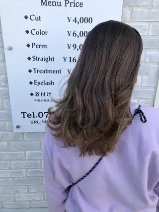 ミディアム 奈良市／尼ヶ辻 谷川和也のヘアスタイル