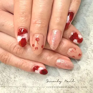 ネイル Seemly 千田町店所属・フラワーパラジェル 🌸シームリーエミのネイルデザイン