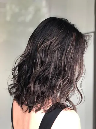 ミディアム カラー 加藤 利基のヘアスタイル