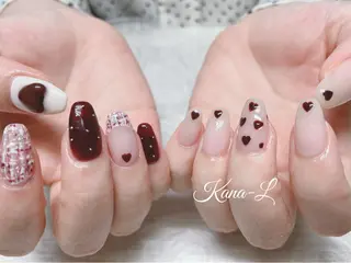 カラー ネイル 芦辺 香奈のネイルデザイン
