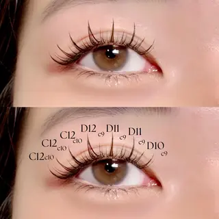 マツエク・マツパ RUMéL Natsumiのマツエク・マツパデザイン