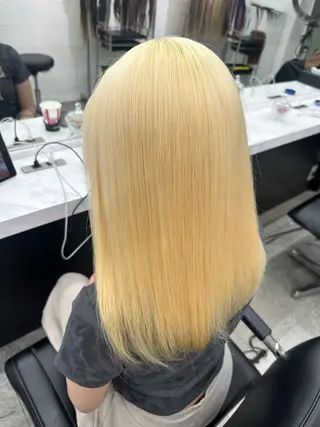 ミディアム プルエクステ/カラー ⭐️KIR̋Aのヘアスタイル