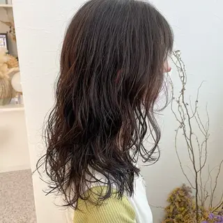 セミロング パーマ YUKO/ 似合わせ韓国風パーマのヘアスタイル