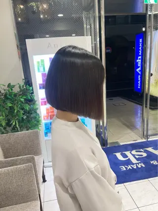 ミディアム Ash国立店店長/ 池田勇一のヘアスタイル