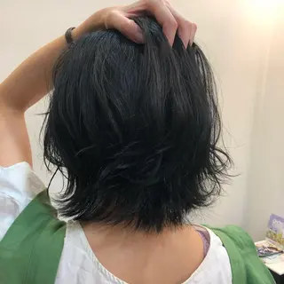 ミディアム GLROW haruhiのヘアスタイル
