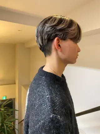 ミディアム パーマ メンズ 松下 友希 【fifth】のヘアスタイル