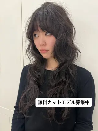 ロング レディースカラー✨ urara渋谷のヘアスタイル