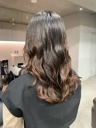 セミロング パーマ 似合わせショート/ パーマ‪/表参道のヘアスタイル