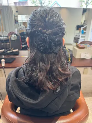 ミディアム ヘアアレンジ Active西新井店 【宗形 真帆】のヘアスタイル