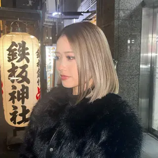 ミディアム 🏅EIGHT難波/ 【店長】タモツのヘアスタイル