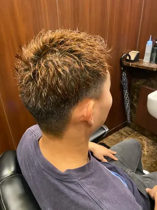 ショート メンズ ヒロ銀座ヘアーサロン池袋 サンシャイン通り店所属・カットモデル 募集/松本大岐のヘアスタイル