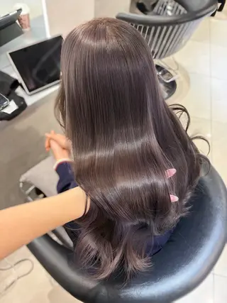 ロング カラー 韓国レイヤー×モテ髪 /MITSUKI🤍のヘアスタイル