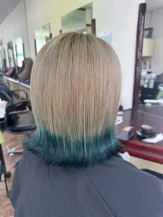 ミディアム カラー 後藤 弓佳のヘアスタイル