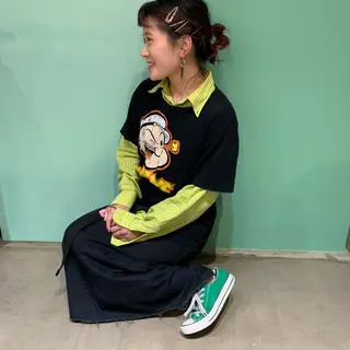 ヘアアレンジ ボブ/暖色/デザイン KOYUKI⛄️のヘアスタイル