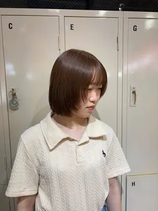 ショート 高明度ハイトーン× ショート/莉音🧤のヘアスタイル