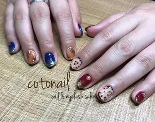 ショート ネイル ツメトマツゲ .のネイルデザイン