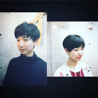 ショート カラー cachecache所属・及川 光のヘアスタイル