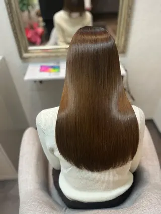 ロング seta新宿所属・髪質改善/縮毛矯正 芹沢のヘアスタイル