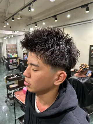 メンズ メンズ美容室 難波北川司のヘアスタイル