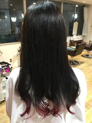 ロング カラー 鈴木 マサアキのヘアスタイル