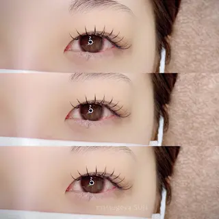 マツエク・マツパ カットスタジオピエロ所属・若江岩田マツエク SUNのマツエク・マツパデザイン