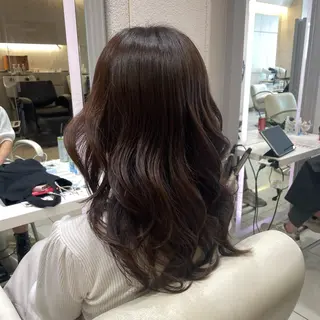 セミロング カラー Euphoria 銀座店所属・Euphoria 銀座 みおこのヘアスタイル