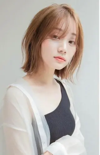 カラー Lond所属・ボブ/顔まわり /みそらレイヤーのヘアスタイル