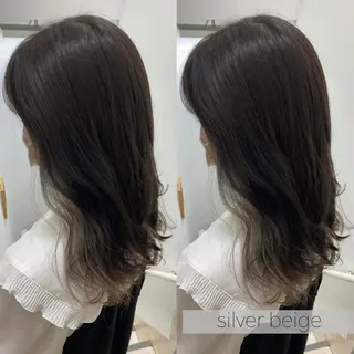 ロング カラー 透明感カラー💖 Stylist佐藤澪のマツエク・マツパデザイン