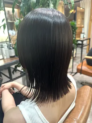 ミディアム 大久保 優香のヘアスタイル