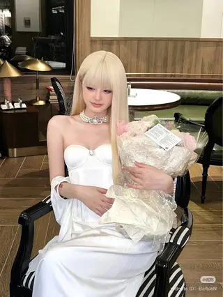 カラー 表参道/ハイトーン/ misaki🎀のヘアスタイル