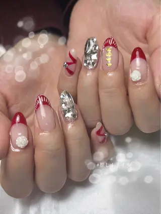 ネイル mofie🤍ユミ/ 恵比寿/パラジェルのネイルデザイン