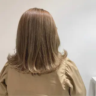 セミロング カラー HARUKA韓国ヘア /Luana梅田のヘアスタイル