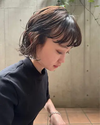 ショート パーマ ボブ/ショート 吉田竣のヘアスタイル