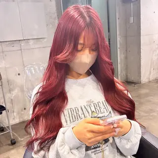 ロング IS所属・横浜美容室/透明感 カラー/レイヤーのヘアスタイル